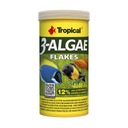 Tropické 3-Algae Flakes Krmivo pre bylinožravé ryby s riasami 250ml