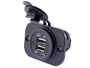 NABÍJAČKA DO AUTO ZÁSUVKY 2x USB 12V 24V