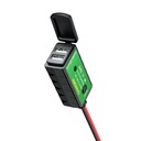 Duálna USB nabíjačka na motorku 12V SAE na USB