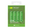 4x batérie GP ReCyko 2500mAh Ni-Mh AA R6 1,2V