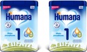 HUMANA 1 HMO dojčenské MLIEKO OD NARODENIA 2x750g