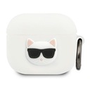 Karl Lagerfeld Karl Lagerfeld Choupette 3D – puzdro Apple Airpods 3 (biele)