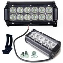 PANEL LED pracovná lampa 24W 1400lm 167mm FLOOD širokouhlý ECE R10 12V 24V