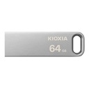 Kioxia USB flash disk, USB 3.0, 64 GB, Biwako U366, Biwako U366, strieborný, LU