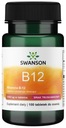 Swanson vitamín B12 1000 mcg kyselina listová 100 tab.