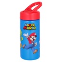 SUPER MARIO LUIGI pohár so slamkou 410 ml