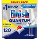 FINISH Quantum All In 1 Lemon kapsuly do umývačky riadu 120 citrónových tabliet