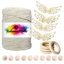 Kit Macrame Angel Wings Kit na výrobu anjela macrame