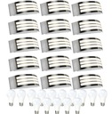 15x VODEODOLNÁ LAMPA LED FASÁDNA NÁSTENNÁ LAMPA LED E27 SVIETIDLÁ