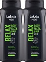 Luksja Men Relax sprchový gél 3v1 500ml x2