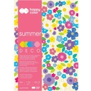 DECO SUMMER blok A4, 170g.20 listov. 5 farieb HA 3817