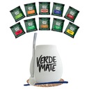 Yerba Verde Mate Set 500g 10x50g Bombilla Tekvica