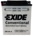 EXIDE YB12A-A EB12A-A BATÉRIA NA MOTOCYKL 12Ah