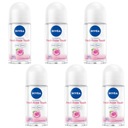 NIVEA Rose Touch Roll-on Antiperspirant dámsky 48H set 50ml x 6ks