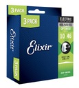 3PACK Elixir Optiweb Strings 10-46 Light (16552)