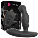 Čierny masér prostaty P-SWING na USB - diaľkové ovládanie - Dorcel