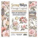 Scrapboys Vintage Legend Pop-Up Paper Set