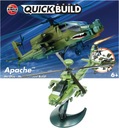 Airfix QUICKBUILD - Helikoptéra Apache - Postaviteľný model