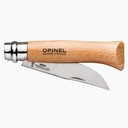 Nôž OPINEL 08 INOX - zatvárací nôž, zámok čepele