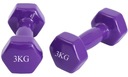 2x Tréningové činky Fitness závažia 3kg SET