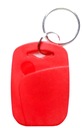 DUAL RFID KEYRING TK4100+MIFARE F08 RED 10 ks.