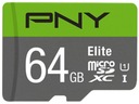 64 GB karta PNY ELITE micro-SDXC CL10 UHS-I U1 100 MB Elite