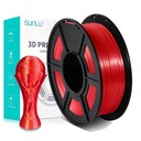 SUNLU FILAMENT 1,75mm 1kg PLA RED RED HODVÁB