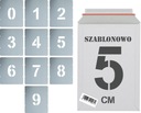 Opätovne použiteľné šablóny na maľovanie Numbers 5cm set