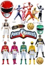 Tortová oblátka POWER RANGERS Sugar Print A4