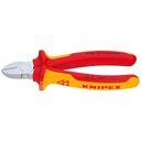 Bočné strihacie kliešte 160 mm 62 HRC 1000 V chróm KNIPEX (7006160)