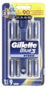 Držiak Gillette Blue 3 HYBRID + 9 vložiek BLISTER