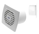 KANLUX Kúpeľňový ventilátor 120mm časový spínač vlhkomer vlhkosti