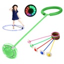 HULA-HOP hula hoop noha hula hoop krúžok švihadlo LED ZELENÁ