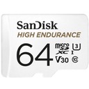 High Endurance microSDXC 64GB V30 s adaptérom (rekordéry a monitorovanie)