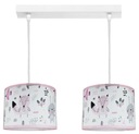 Luster Závesná stropná lampa do detskej izby LAMPSHADE ANIMALS ružová