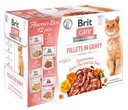 Brit Care Cat Filety v omáčkovej príchute boxu 12x 85g