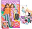 TOP MODEL SKETCHBOOK DRESS ME UP BIG 150 Nálepky