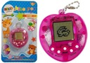 Ružová elektronická hra Tamagotchi s krátkou retiazkou