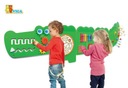 LARGE Wall Logic Manipulative Board XL CROCODILE Music Interlace