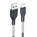 Uhlíkový USB kábel USB-C 24W Android Auto 1m QC3