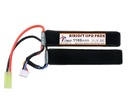 Nabíjateľná LiPo batéria Li-Po 11,1v 1100mAh AK M4 G36 MP5 AUG AEG M14 M16