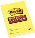 Samolepiaci linajkový zápisník Post-it 102x152mm 75k