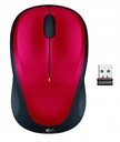 Myš Logitech M235 910-002496 (optická; 1000 DPI; červená)