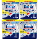 FINISH Quantum All In 1 Lemon Kapsule do umývačky riadu Citrónové tablety 480