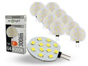 10x G4 LED žiarovka 3W 12V AC/DC 4000K Neutrál 280lm 320° Lobular