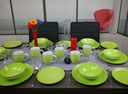 LIKED BOSS GREEN DINNER SERVICE 72 ks / 18 osôb