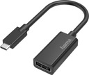 USBCAdaptér na DP USBC DisplayPort čierny