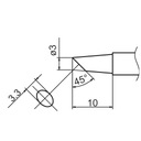 Hrot T12-BC3 fi 3mm skosený 45° Hakko Aoyue