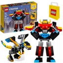 LEGO 31124 CREATOR Super robot Dračie lietadlo 3v1