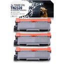 3X TONER pre BROTHER TN2320 MFC-L2700DW DCP-L2520DW